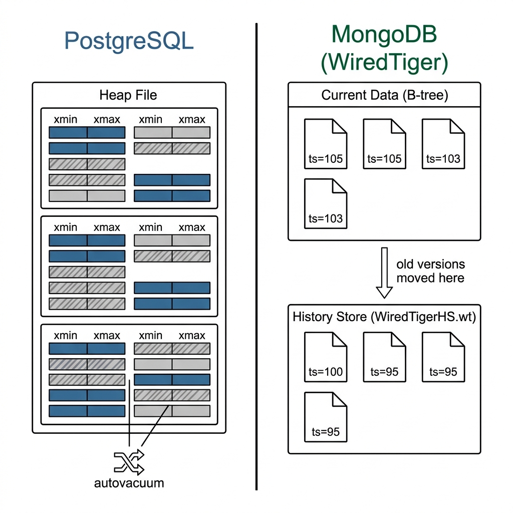 MVCC in MongoDB with WiredTiger