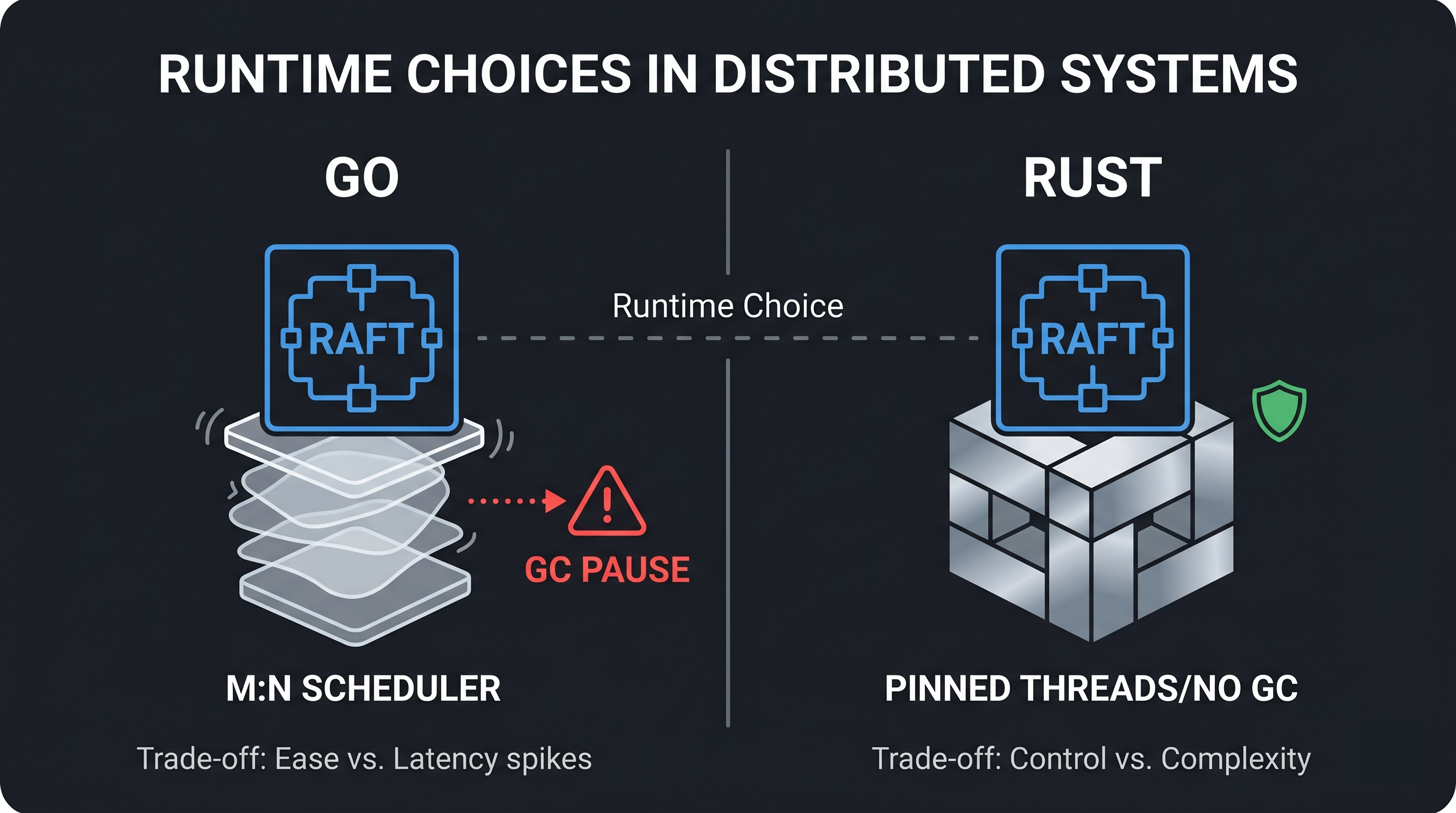 Runtime Choices in Distributed Systems
